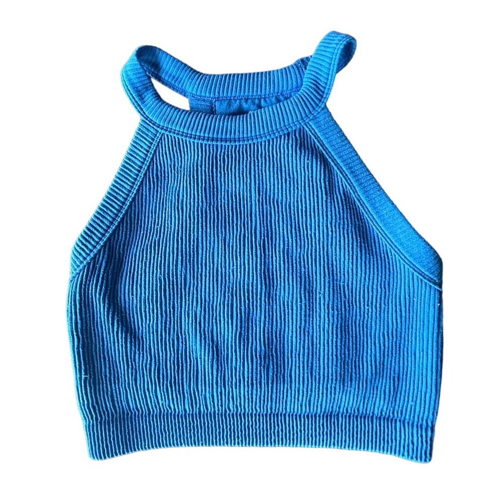 Aerie Superchill Seamless High Neck Bra Top/Tank Size Large